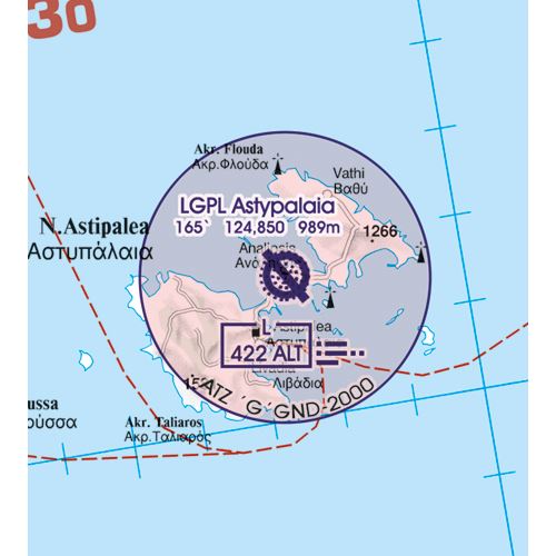 Greece South East VFR ICAO Chart 2025