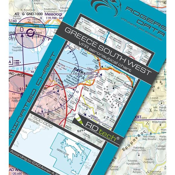 Greece South West VFR ICAO Chart 2025