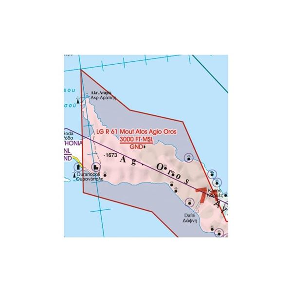 Greece South West VFR ICAO Chart 2025