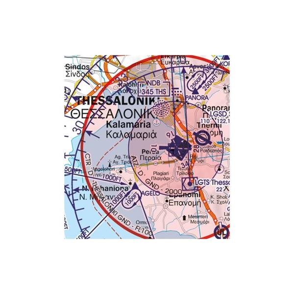 Greece South West VFR ICAO Chart 2025