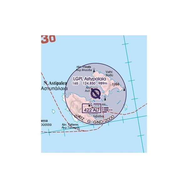 Greece South West VFR ICAO Chart 2025