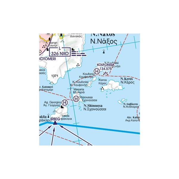 Greece South West VFR ICAO Chart 2025