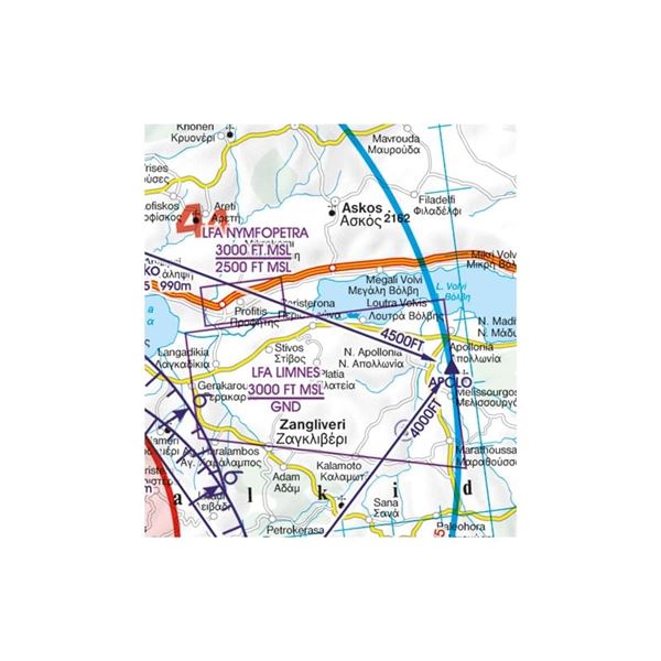 Greece South West VFR ICAO Chart 2025