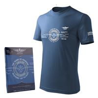 ANTONIO T-Shirt HISTORY OF FLIGHT, blue, XL