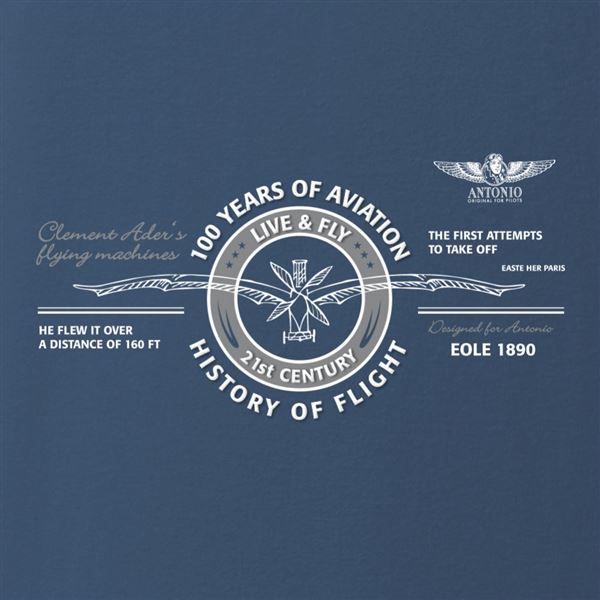 ANTONIO T-Shirt History of Flight, M