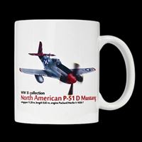Mug North American P-51 D Mustang