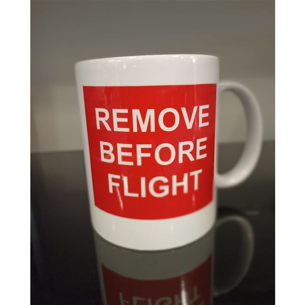 Hrnek Remove Before Flight