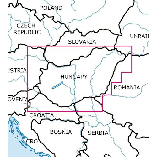 Hungary VFR ICAO Chart 2025