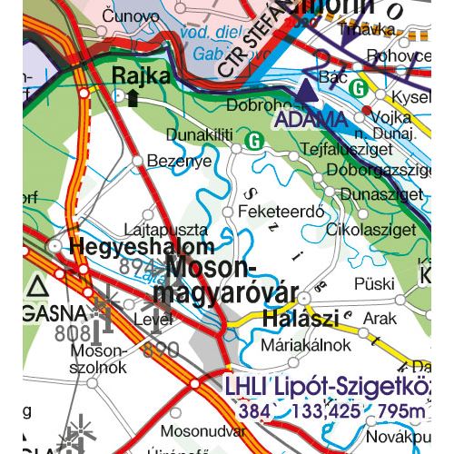 Hungary VFR ICAO Chart 2025