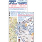 ICAO chart Czech Rep. + Slovakia 2025 laminated