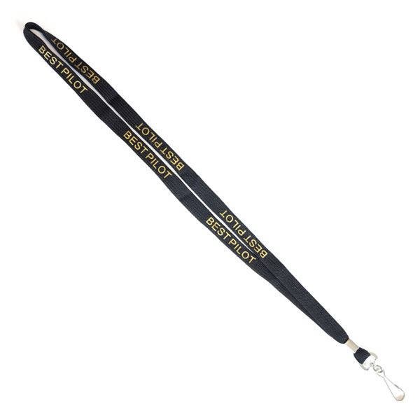 Lanyard “BEST PILOT” black