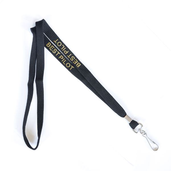 Lanyard “BEST PILOT” black