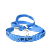 Lanyard “CREW” blue/black