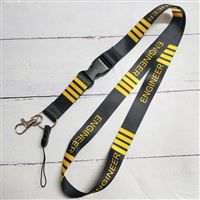 Lanyard "ENGINEER" black Lanyard "ENGINEER" black