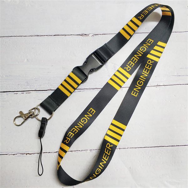 Lanyard "ENGINEER" black