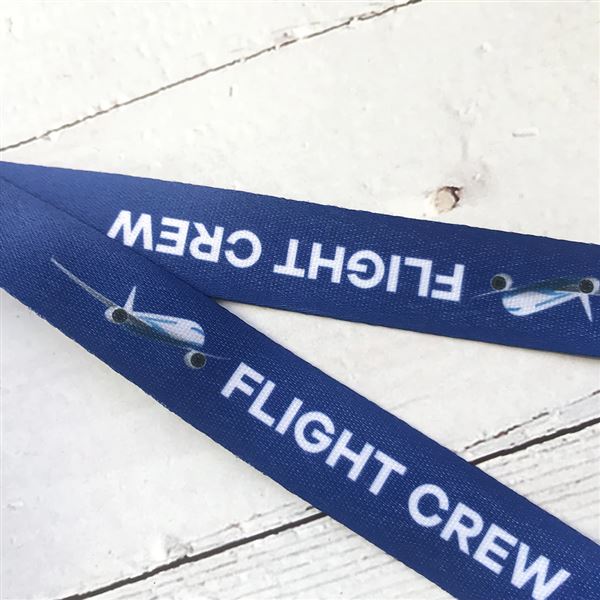 Šňůrka na krk FLIGHT CREW modrá