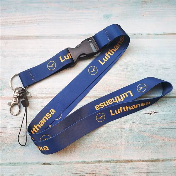 Lanyard Lufthansa blue