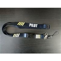 Šňůrka na krk PILOT černá