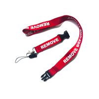 Lanyard REMOVE BEFORE FLIGHT dark red Lanyard REMOVE BEFORE FLIGHT dark red