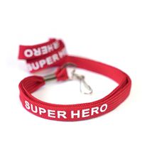 Lanyard “SUPER HERO” red Lanyard “SUPER HERO” red