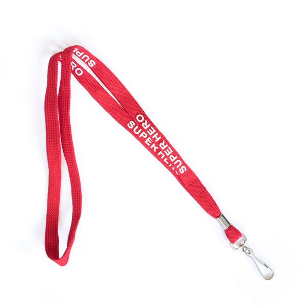 Lanyard “SUPER HERO” red