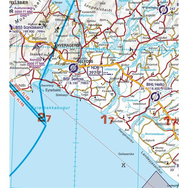 Island VFR ICAO Chart 2025
