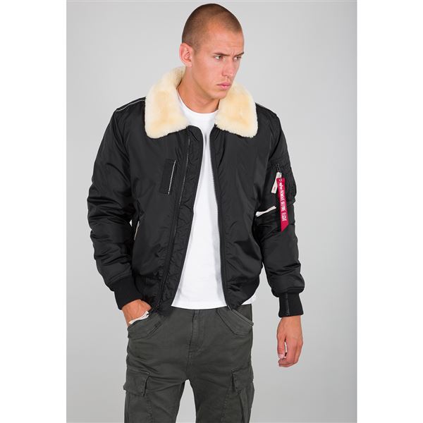 Alpha Industries Jacket Injector III, black/beige L