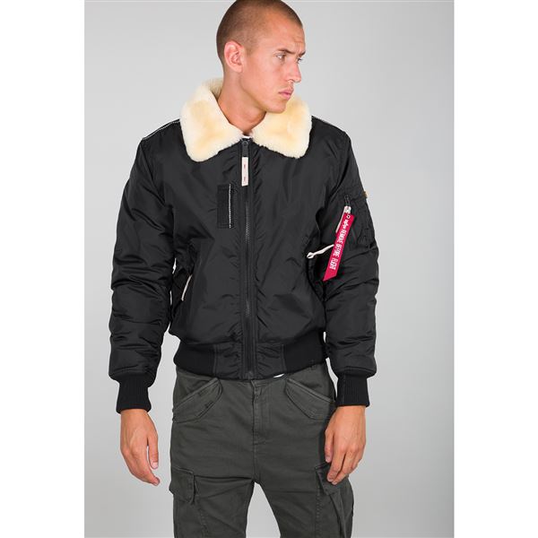 Alpha Industries Jacket Injector III, black/beige L