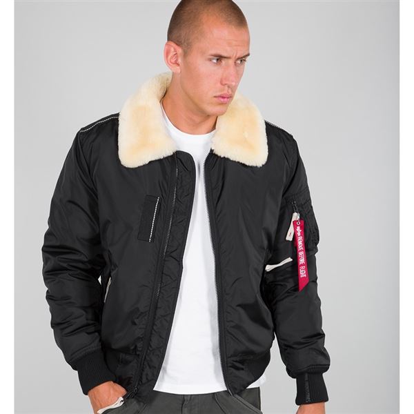 Alpha Industries Jacket Injector III black/beige, M