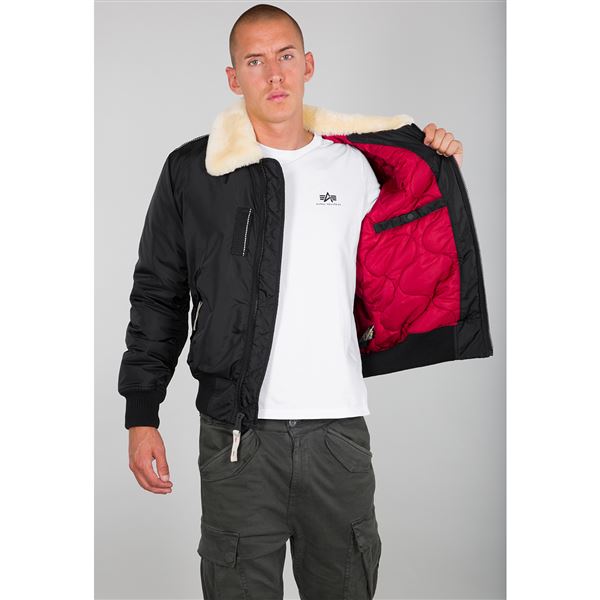 Alpha Industries Jacket Injector III black/beige, M