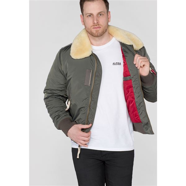 Alpha Industries Bunda Injector III, tm. šedá XL