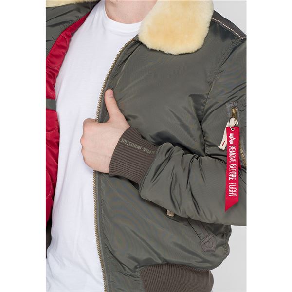 Alpha Industries Bunda Injector III, tm. šedá XL