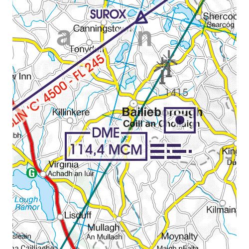 Ireland VFR ICAO Chart 2025