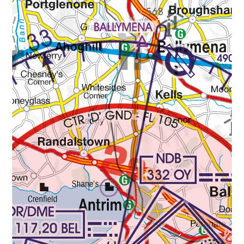 Ireland VFR ICAO Chart 2025