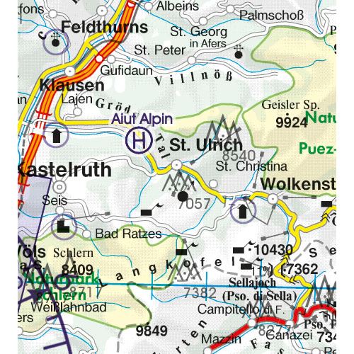 Itálie Střed VFR mapa 2024