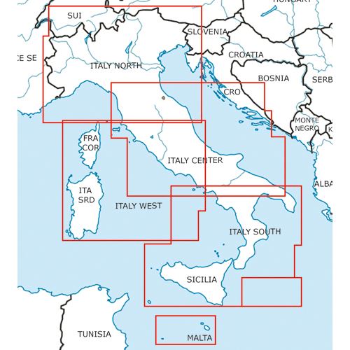 Italy Center VFR Chart 2024