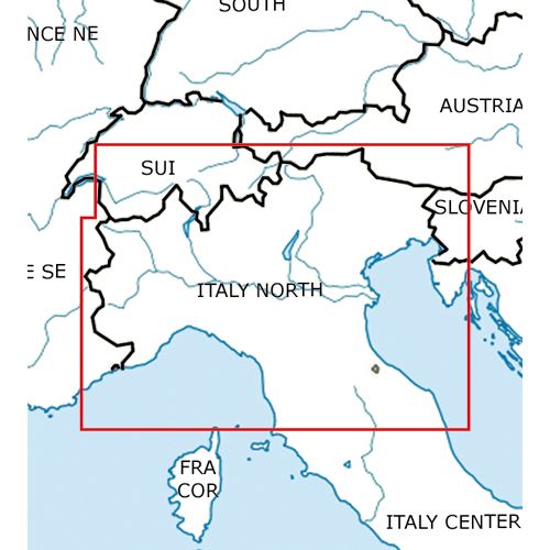 Italy North VFR ICAO Chart 2025
