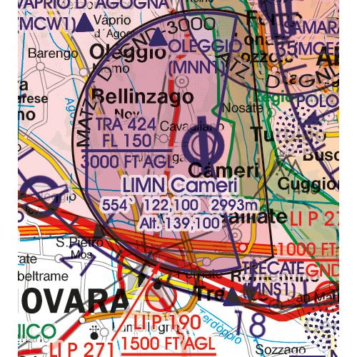 Italy South VFR Chart 2024