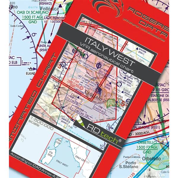 Italy West VFR Chart 2024