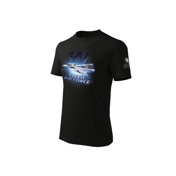 ANTONIO T-Shirt with fighter JAS-39/C GRIPEN, black, L