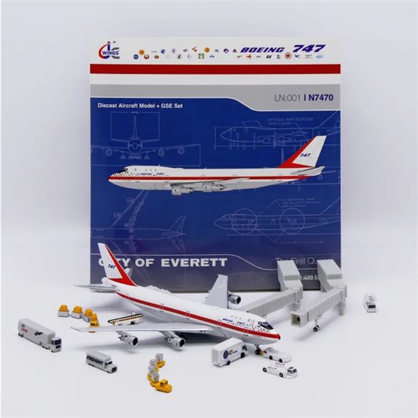 Model B747-121 Boeing Aircraft Company 1969 1:400