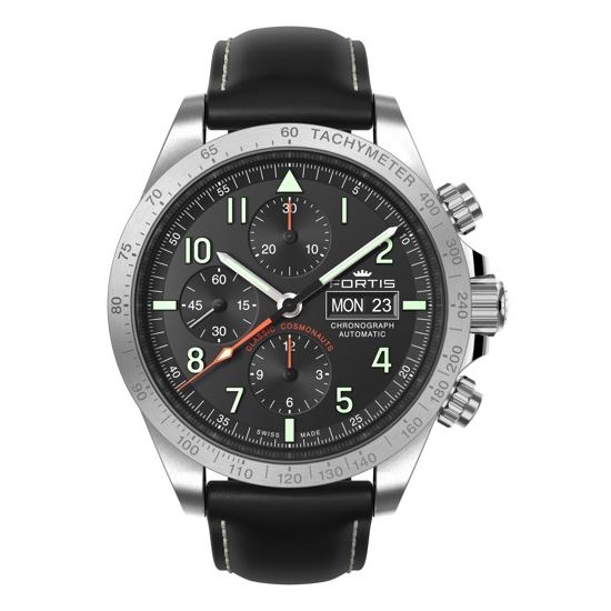 FORTIS Watch - Classic Cosmonauts, black