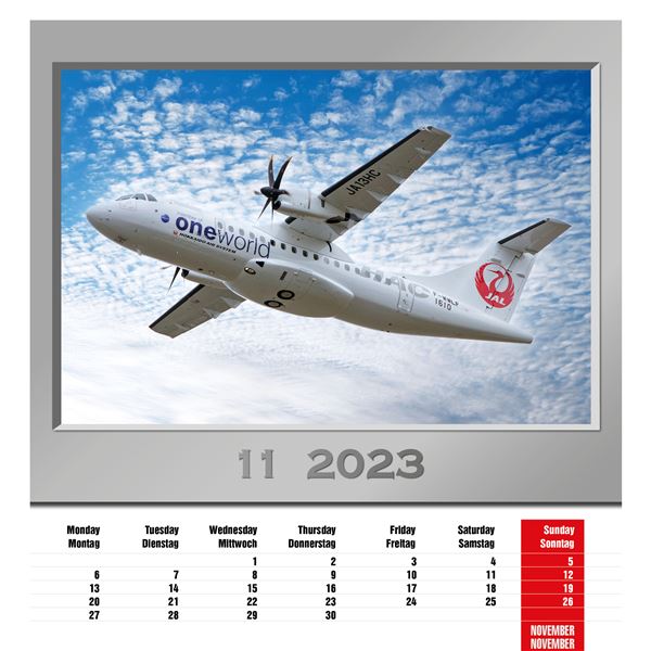 Kalendář Airplanes 2023
