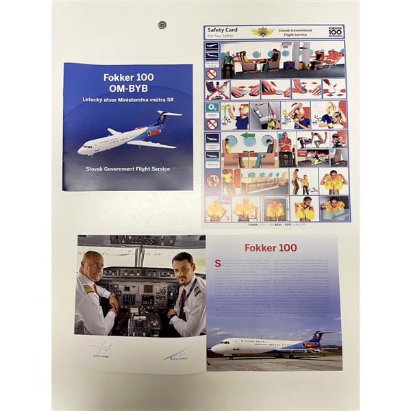 Model F100 Slovak Government Flight Service 1:200 
