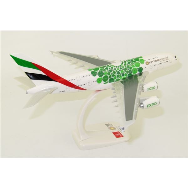 Model A380 Emirates EXPO 2020 Green 1:250 