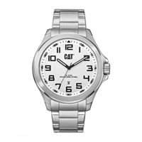 CAT Watch - Operator Steel, white