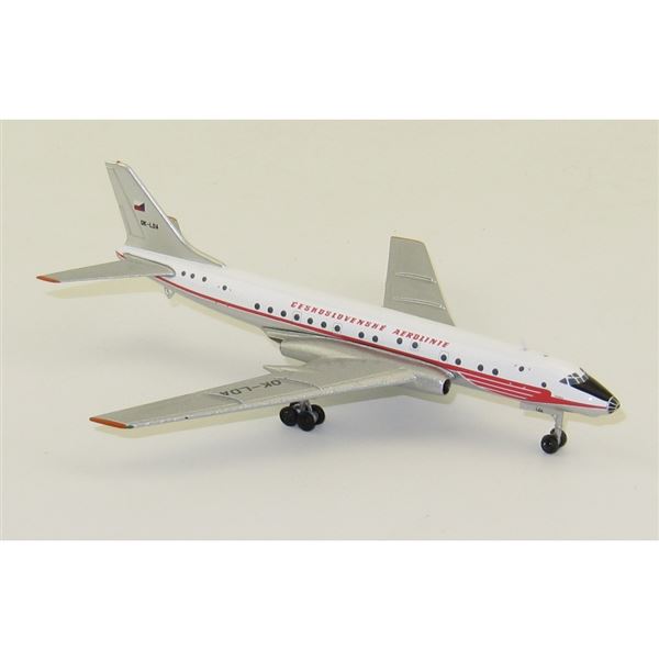 Model Tu-104A ČSA "Praha" 1:400