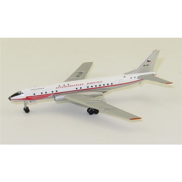 Model Tu-104A ČSA "Praha" 1:400
