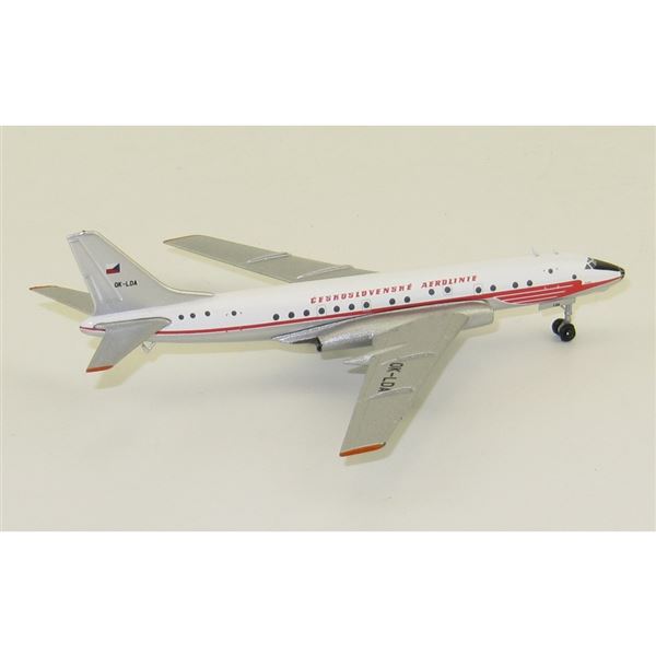 Model Tu-104A ČSA "Praha" 1:400