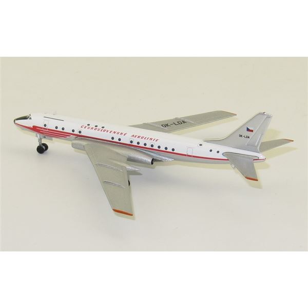 Model Tu-104A ČSA "Praha" 1:400